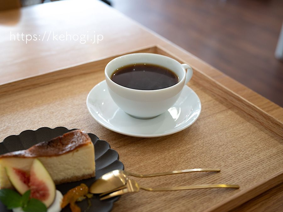 カフェ藁,カフェわら,福岡県糟屋郡志免町,チーズケーキ,コーヒー,イチジク