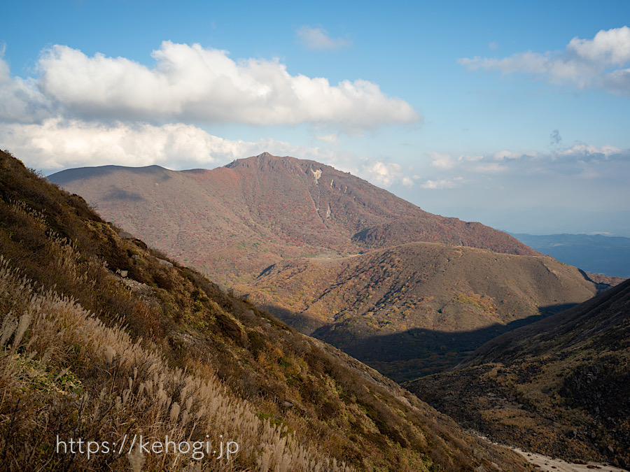 くじゅう,くじゅう連山,登山,三俣山,紅葉,大船山