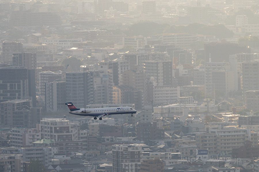 井野山,福岡県糟屋郡宇美町,井野公園,唐山城跡,福岡空港,飛行機,福岡市,百道,天神,福岡都市高速,脊振山,九千部山,春日市,大野城市