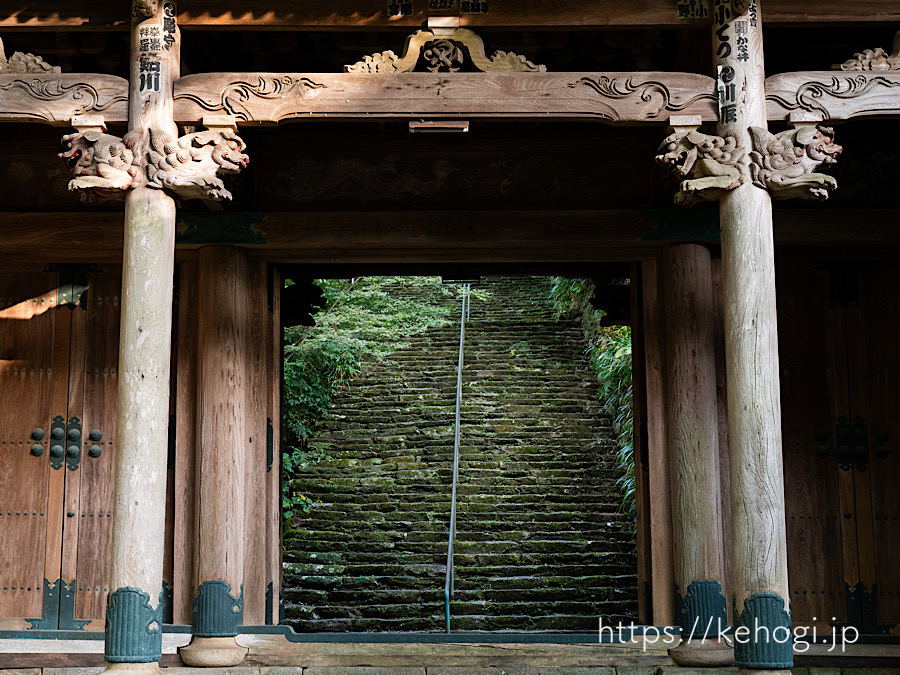 紅葉,侘び寂び,清水寺,福岡県みやま市,石段,楼門