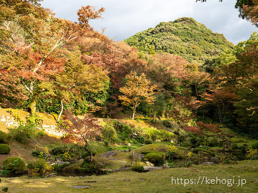 紅葉,侘び寂び,清水寺,福岡県みやま市,本坊庭園