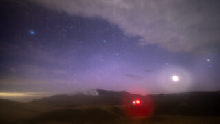 春を待つ 天の川銀河：阿蘇山・草千里ヶ浜の星空撮影|熊本県阿蘇郡南阿蘇村|阿蘇市