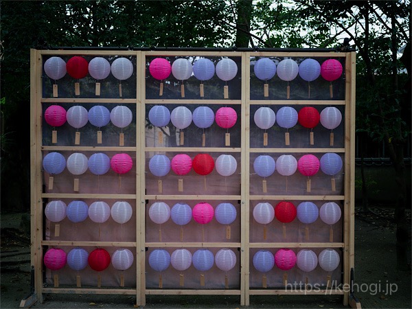 現人神社,あらひとじんじゃ,福岡県那珂川市,恋ぼんぼり,ぼんぼり