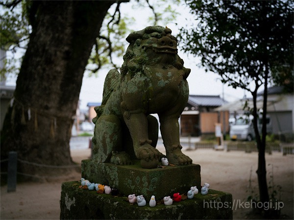 現人神社,あらひとじんじゃ,福岡県那珂川市,狛犬