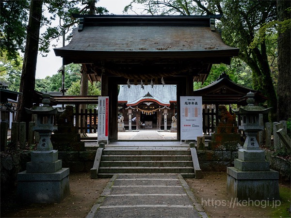 筑紫神社,福岡県筑紫野市,参道