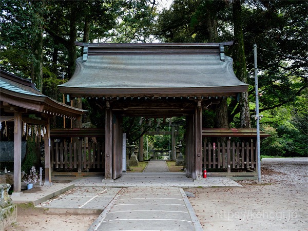 筑紫神社,福岡県筑紫野市,参道