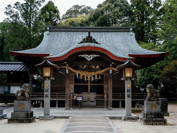 筑紫神社,福岡県筑紫野市,本殿,神殿